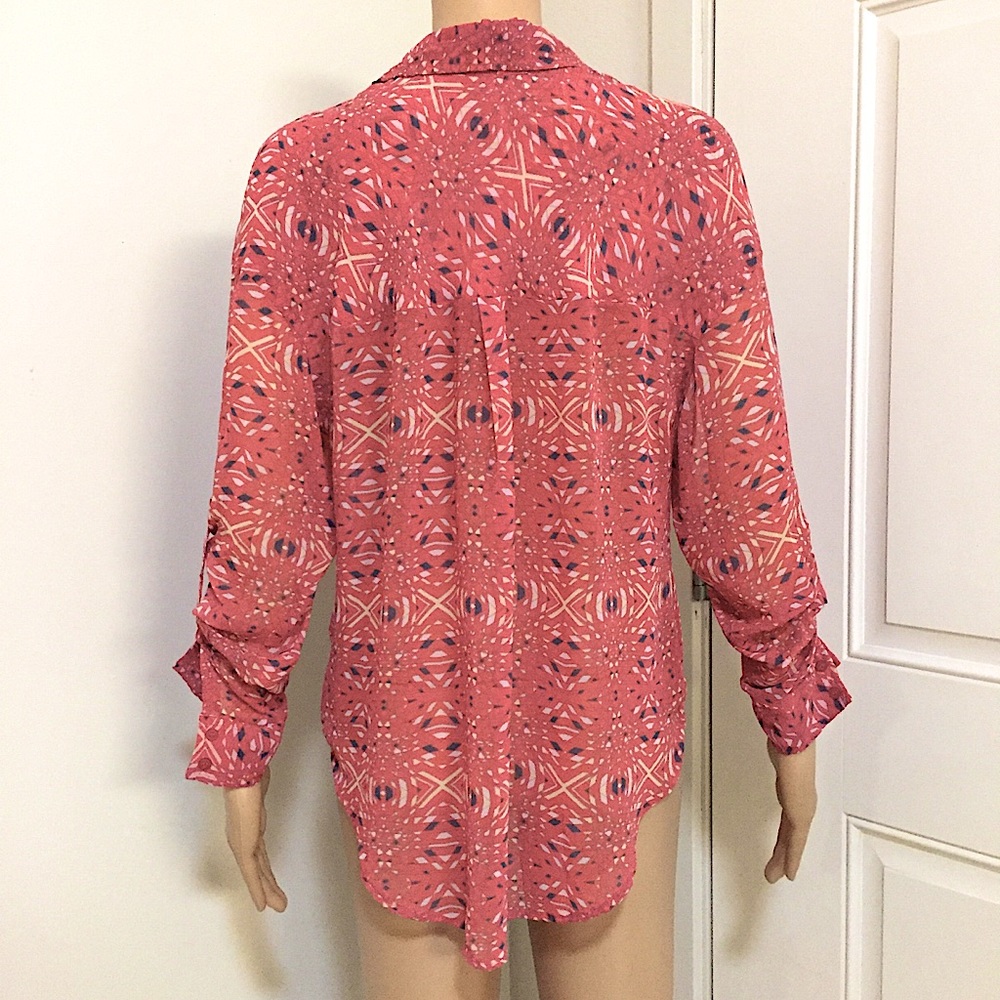 Free People Easy Rider Button Down Top - Picture 9 of 16